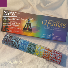 將圖片載入圖庫檢視器 Chakras Natural Incense Sticks Essential Set | 脈輪天然線香套裝