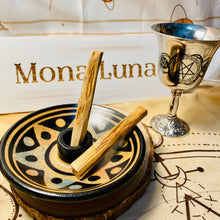 將圖片載入圖庫檢視器 Luna Sundara Palo Santo Holder Set | 陶瓷聖木座套裝