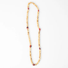 將圖片載入圖庫檢視器 Luna Sundara Palo Santo and Huayruro Necklace |秘魯聖木頸串 (8mm)