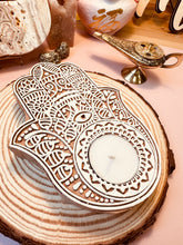 將圖片載入圖庫檢視器 法蒂瑪之手 (Hamsa)手工燭台
