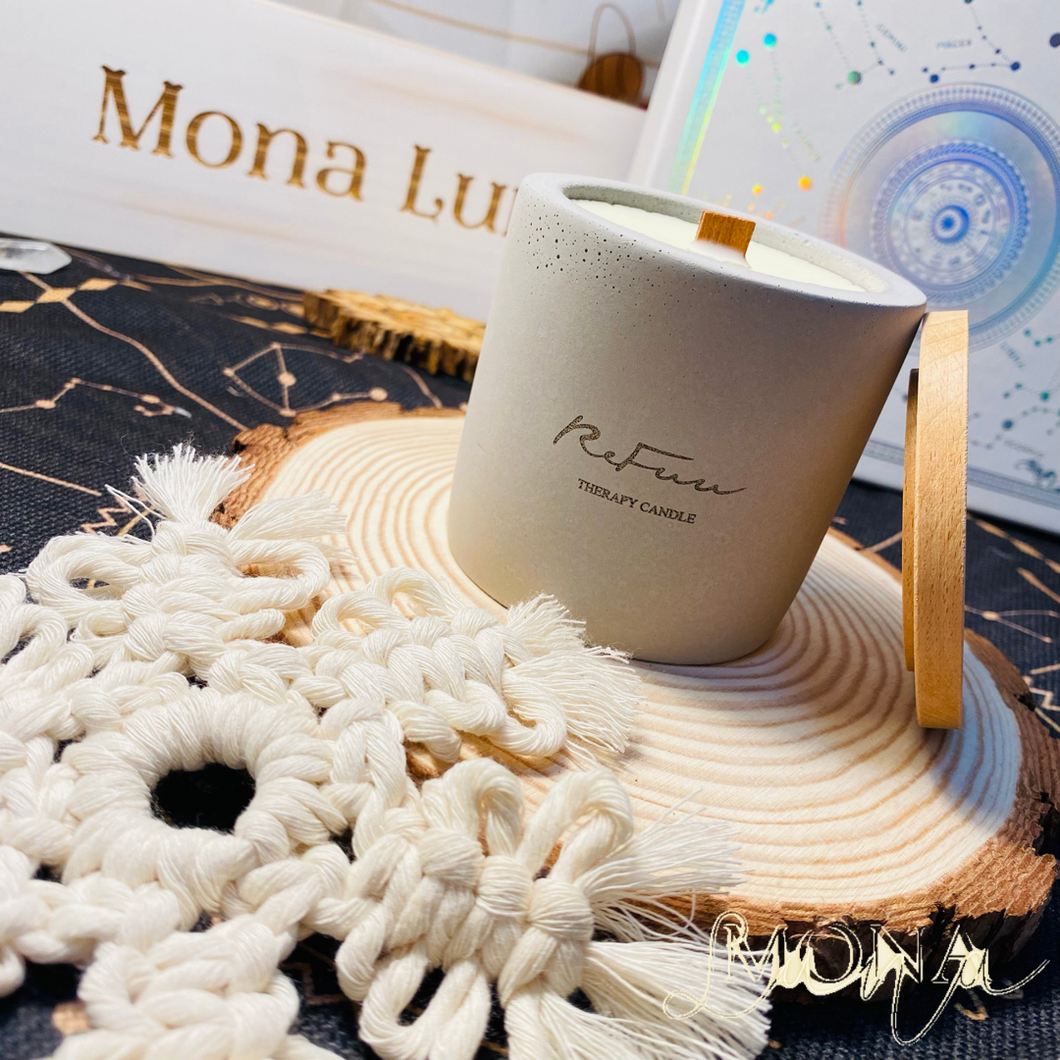 REFU Home Fragrance Number Therapy Candle 數字芳療系列水泥精油蠟燭 | 200g 7oz